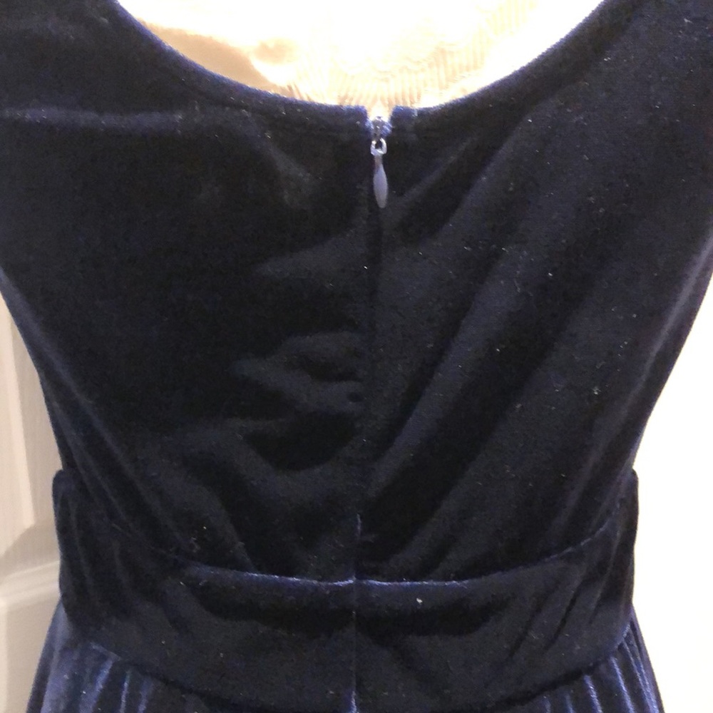 Grace Karin | NWT Velvet & Lace V-neck Sleeveless Midi Dress - Picture 6 of 10
